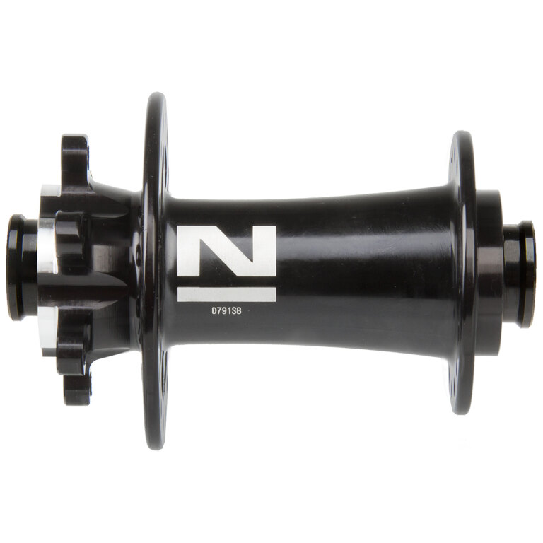 Vorderradnabe / 100 MM / Steckachse Ø 12 MM / Disc (6 Schrauben) / 24GTS / Novatec / D791SB/A / Schwarz / Race