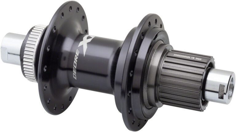 Rear hub / 142 MM / Thru axle Ø 12 MM / Disc (Centerlock) / 32GTS / Shimano / FH-M8110 Deore XT / Micro Spline / Black / MTB - Tour