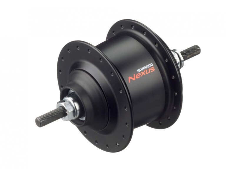 Rear hub / 131 MM / Fixed axle 203 MM / Rollerbrake + rimbrake / 36GTS / Shimano / Nexus Inter 8 SG-C6001-8R / 8S / black / City