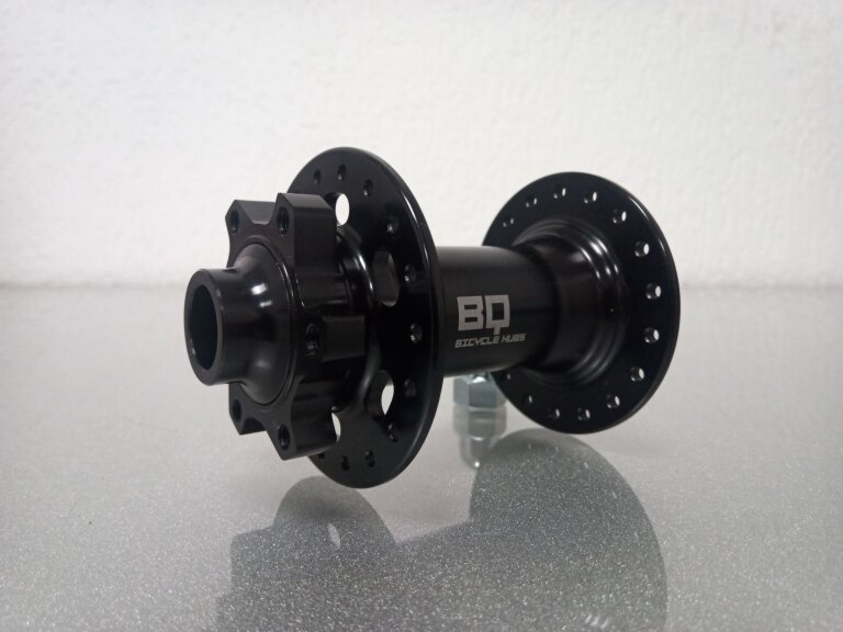 Vorderradnabe / 110 MM / Steckachse Ø 15 MM / Disc (6 Schrauben) / 36GTS / BQ / BQ-FH30503 / Schwarz / E-Bike