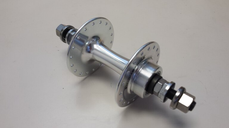 Rear hub / 130 - 120 MM / Fixed axle 174 MM / Rim brake / 36GTS / Sturmey Archer / HBT30-F Flip-Flop / 1S / Silver / Fixy - Singlespeed