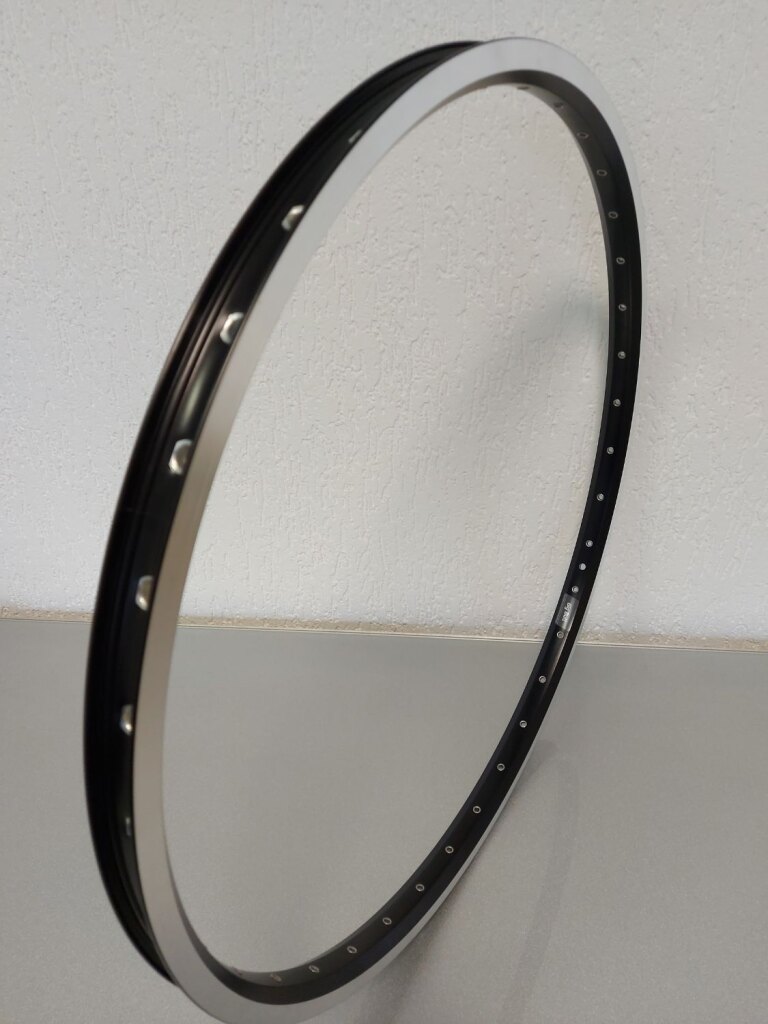 Felge / 622X25C / 32GTS / Doppelwandig / Double eyelets / Rigida - Ryde / Big Bull / Schwarz / Bremsfläche