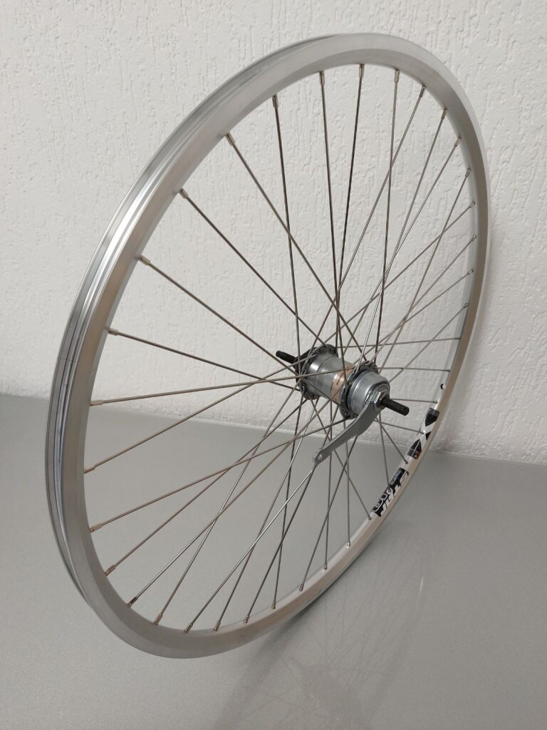 Roue arrière / 622X19C / Rigida - Ryde / Star XS19 / Argent / Shimano / Nexus Inter 3 SG-3C41 / 3S / 120 MM / Frein à rétropédalage / City