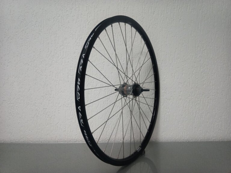 Rear wheel / 622X19C / Rigida - Ryde / Andra 10 / Black / Shimano / Nexus Inter 3 SG-3C41 / 3S / 120 MM / Coaster brake / City