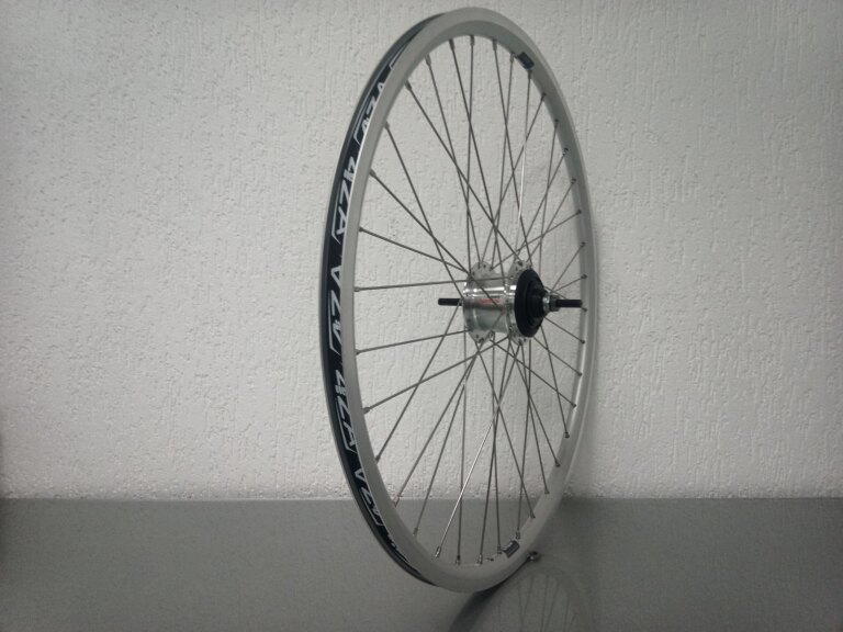 Achterwiel / 622X19C / Rigida - Ryde / X-Plorer / Zilver / Shimano / Nexus Inter 7 SG-C3001-7R / 7S / 127 MM / Rollerbrake of Velgrem / City