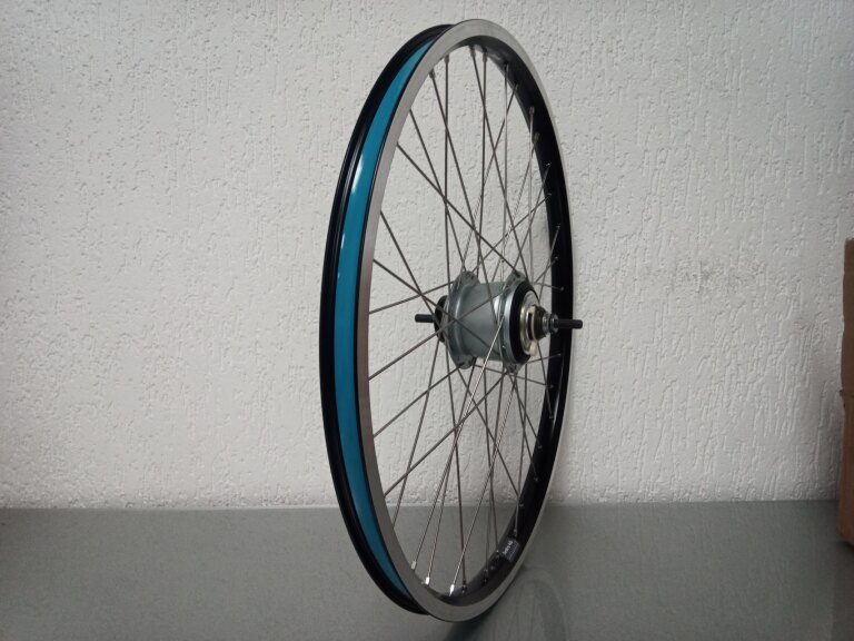 Achterwiel / 559X25C / Rigida - Ryde / Andra 40 / Zwart / Shimano / Nexus Inter 8 SG-C6001-8C / 8S / 131 MM / Terugtraprem en velgrem / Cargo