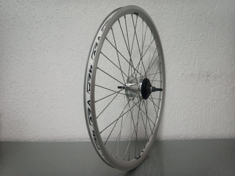 Hinterrad / 559X19C / Rigida - Ryde / X-Plorer / Silber / Shimano / Nexus Inter 7 SG-C3001-7R / 7S / 127 MM / Rollerbrake oder Felgenbremse / City