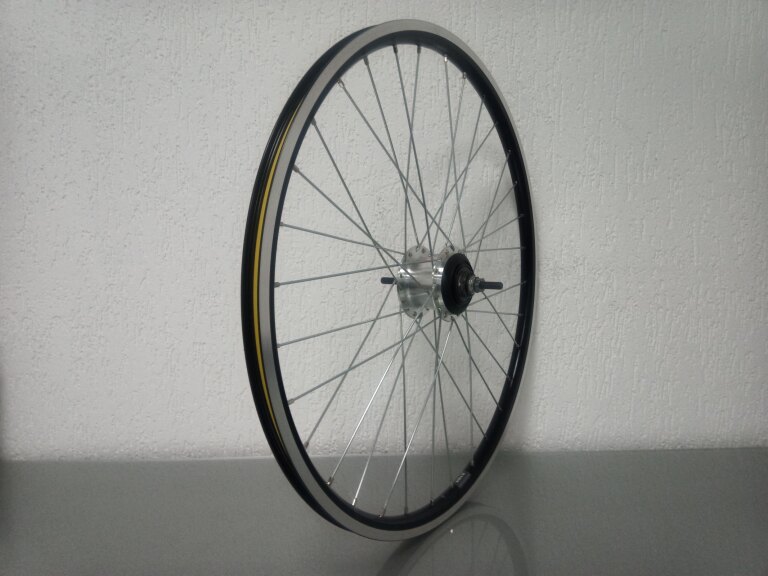 Roue arrière / 622X19C / Rigida - Ryde / Andra 10 / Noir / Shimano / Nexus Inter 7 SG-C3001-7R / 7S / 127 MM / Frein à rouleaux ou Frein sur jante / E-Bike