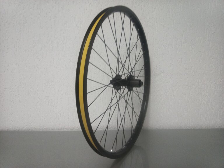 Achterwiel / 584X25C / Rigida - Ryde / Andra 40 / Zwart / BQ / BQ-RH30010 / HG Body 35 MM / 148 MM / Disc (6 bouts) / E-Bike