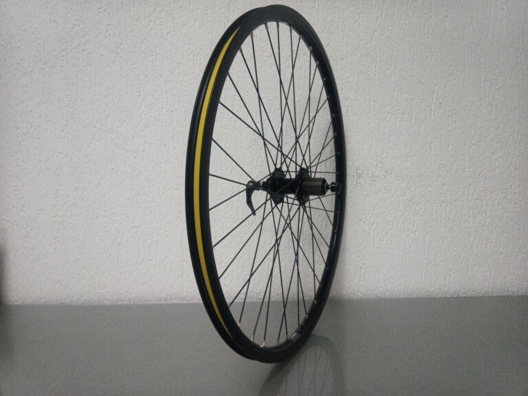 Achterwiel / 622X19C / Rigida - Ryde / Andra 10 / Zwart / BQ / BQ-RH30007 / HG Body 35 MM / 135 MM / Disc (Centerlock) / E-Bike