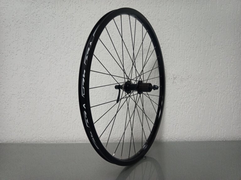 Roue arrière / 559X19C / Rigida - Ryde / Andra 30 / Noir / Shimano / FH-RM35 Alivio / HG Body 35 MM / 135 MM / Disc (Centerlock) / VTT - Tour