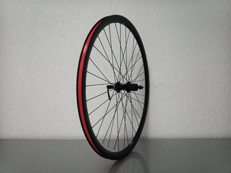 Rear wheel / 622X19C / Rigida - Ryde / Dutch 19 / Black / Shimano / FH-TX505 Tourney / HG Body 35 MM / 135 MM / Disc (Centerlock) / Tour