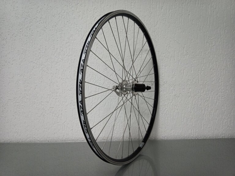 Rear wheel / 622X19C / Rigida - Ryde / ZAC Pro / Black / Shimano / FH-C501 Nexave / HG Body 35 MM / 135 MM / Rim brake or Disc (6 bolts) / Tour