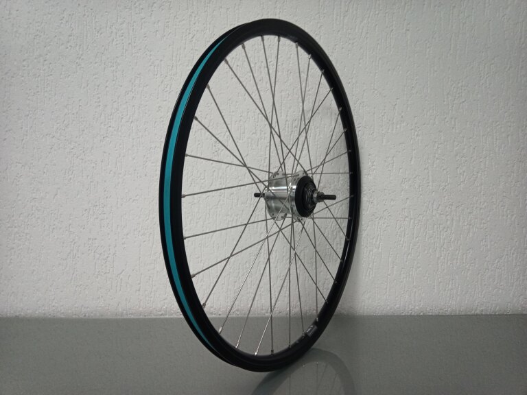 Rear wheel / 622X19C / Rigida - Ryde / Andra 10 / Black / Shimano / Nexus Inter 7 SG-C3001-7R /  / 130 MM / Rollerbrake / City