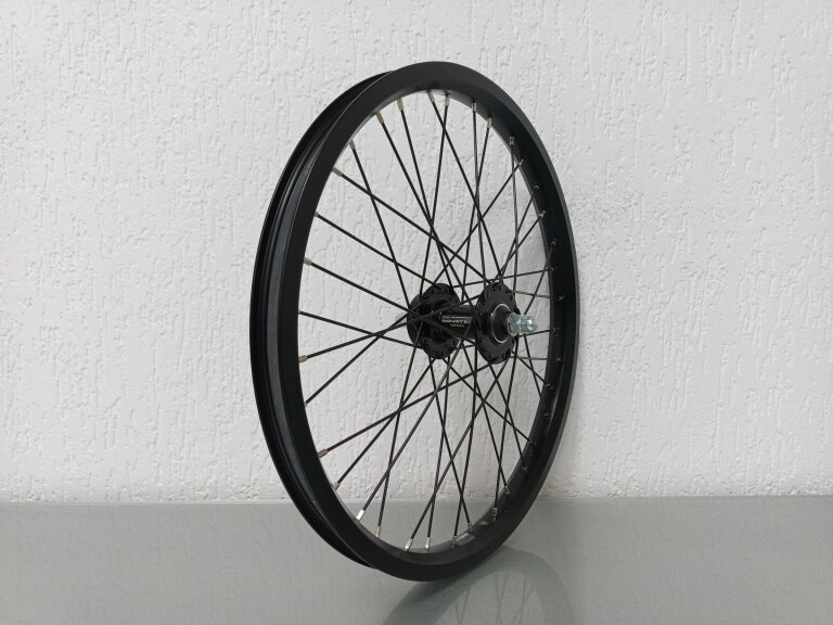 Vorderrad / 406X25C / Rigida - Ryde / Andra 40 / Schwarz / Shimano / Novatec / 100 MM / Disc (6 Schrauben) / Cargo