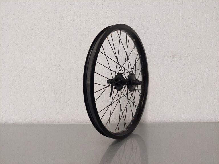 Front wheel / 406X25C / Rigida - Ryde / Andra 40 / Black / Shimano / HB-M475 Deore / / 100 MM / Disc (6 bolt) / Cargo