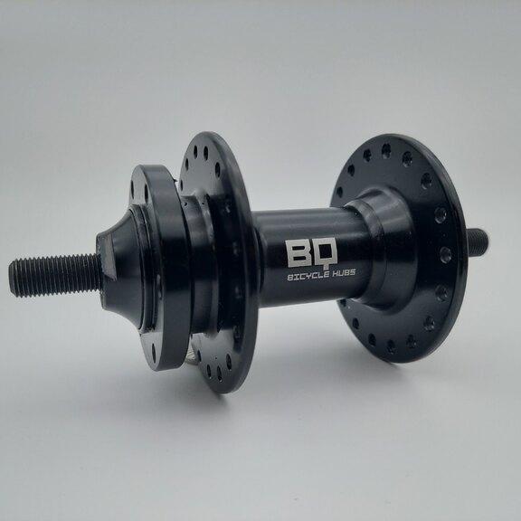 Vorderradnabe / 100 MM / Feste Welle 140 MM / Disc (6 Schrauben) / 36GTS / BQ / BQ-FH30519 / Schwarz / E-Bike 