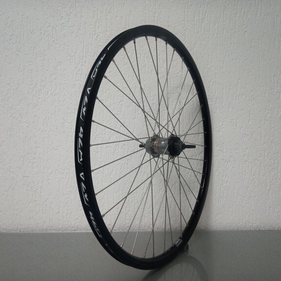 Rear wheel / 622X19C / Rigida - Ryde / Andra 10 / Black / Shimano / Nexus Inter 3 SG-3C41 / 3S / 120 MM / Coaster brake / City 