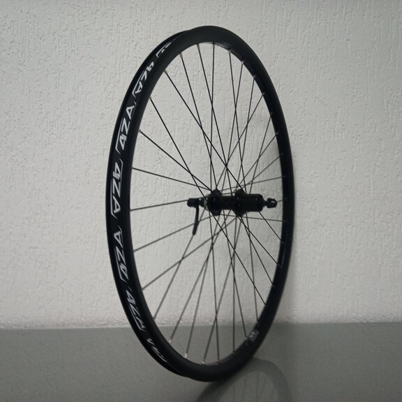 Achterwiel / 622X25C / Rigida - Ryde / ZAC 25 / Zwart / Shimano / FH-TX505 Tourney / HG Body 35 MM / 135 MM / Disc (Centerlock) / MTB - Tour 