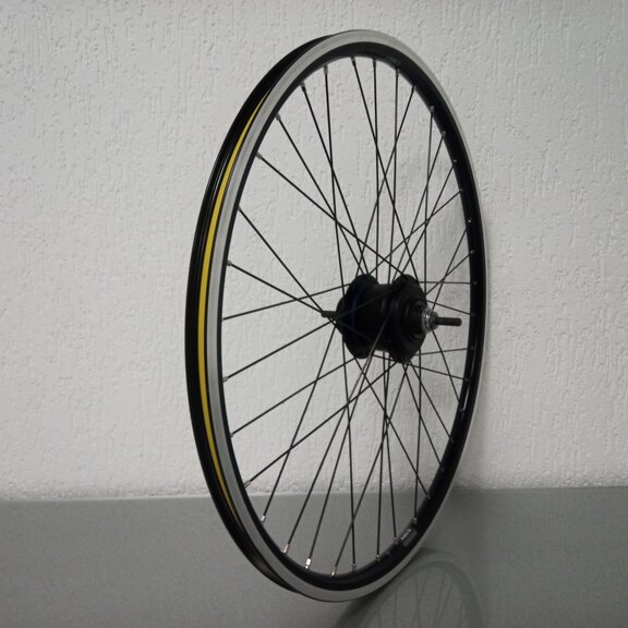 Hinterrad / 622X19C / Rigida - Ryde / Andra 10 / Schwarz / Shimano / Nexus Inter 8 SG-C6060-8C / 8S DI2 / 131 MM / Rücktrittbremse und felgenbremse / E-Bike 