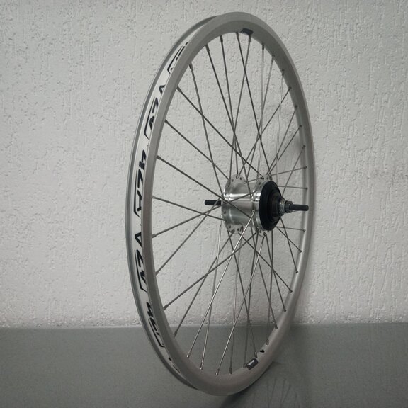 Rear wheel / 559X19C / Rigida - Ryde / X-Plorer / Silver / Shimano / Nexus Inter 7 SG-C3001-7R / 7S / 127 MM / Rollerbrake or Rim brake / City 