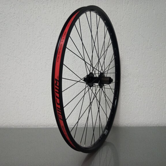 Achterwiel / 622X25C / Rigida - Ryde / Andra 40 / Zwart / BQ / BQ-RH30009 / HG Body 35 MM / 142 MM / Disc (6 bout) / E-Bike 