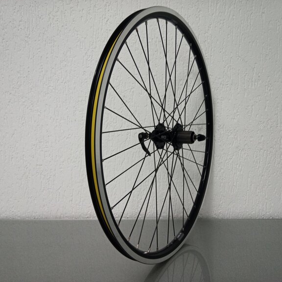 Rear wheel / 622X19C / Rigida - Ryde / Andra 10 / Black / BQ / BQ-RH30007 / HG Body 35 MM / 135 MM / Rim brake or Disc (Centerlock) / E-Bike 