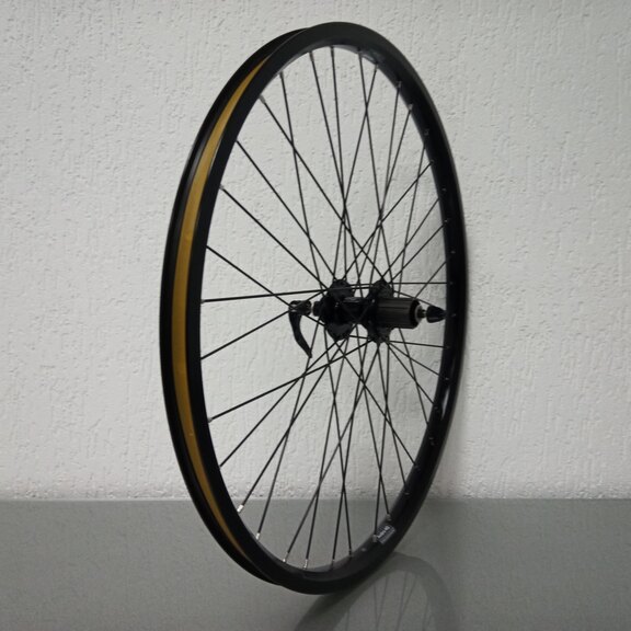 Rear wheel / 584X25C / Rigida - Ryde / Andra 40 / Black / BQ / BQ-RH30007 / HG Body 35 MM / 135 MM / Disc (Centerlock) / E-Bike 