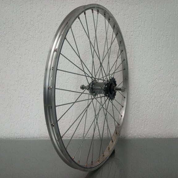 Rear wheel / 507X20C / Beretta / Parallex / Silver / Shimano / CB-E110 / 1S / 116 MM / Coaster brake / Kids 