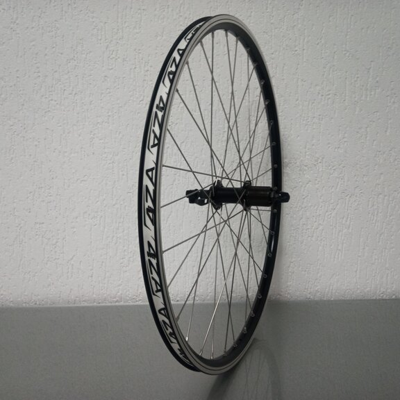 Rear wheel / 559X19C / Rigida - Ryde / ZAC 2000 / Black / Shimano / FH-T4000 Alivio / HG Body 35 MM / 135 MM / Rim brake / MTB - Tour 