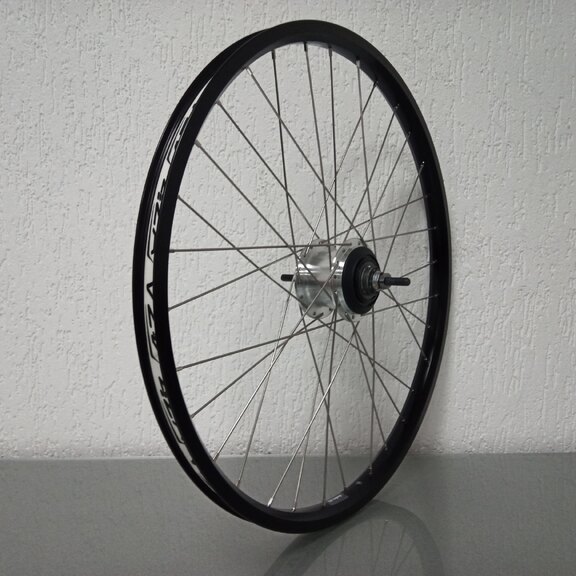 Roue arrière / 559X25C / Rigida - Ryde / Andra 40 / Noir / Shimano / Nexus Inter 7 SG-C3001-7R / 7S / 127 MM / Frein à rouleaux / Cargo 