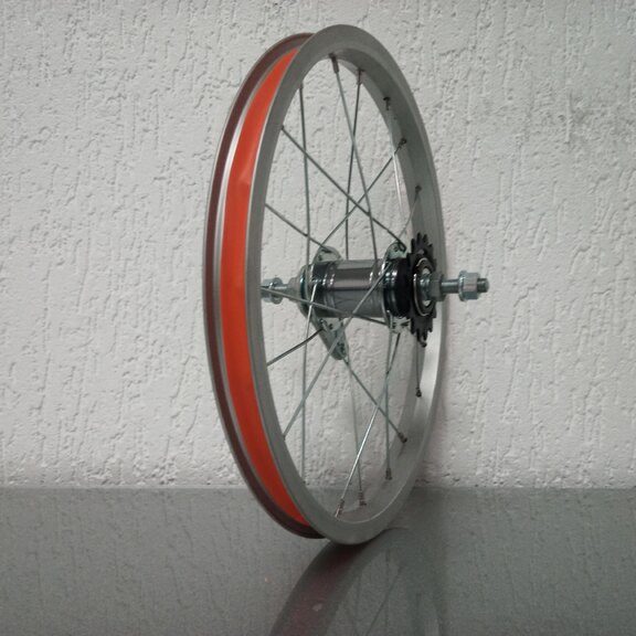 Roue arrière / 305X21C / Import / UNI / Argent / KT / Hi Stop / 1S / 110 MM / Frein à rétropédalage / Enfants 