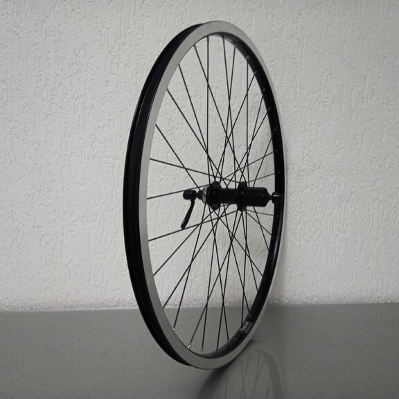 Rear wheel / 559X19C / Rigida - Ryde / Andra 30 / Black / Shimano / FH-TX505 Tourney / HG Body 35 MM / 135 MM / Rim brake or Disc (Centerlock) / MTB - Tour 