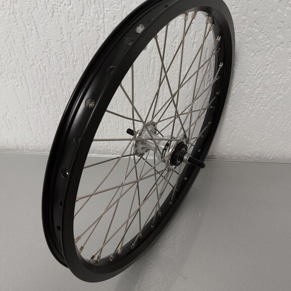 Front wheel / 406X25C / Rigida - Ryde / Big Bull / Black / Shimano / HB-IM40 Nexus / 100 MM / Rollerbrake / Cargo 