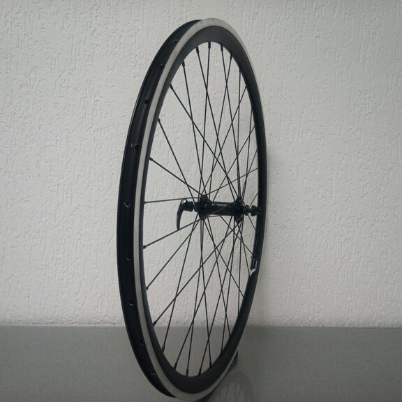 Front wheel / 622X18C / Rigida - Ryde / DP18 Speed / Black / Shimano / HB-RS400 Tiagra /  / 100 MM / Rim brake / Race 