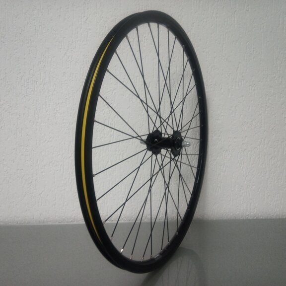 Front wheel / 622X19C / Rigida - Ryde / Andra 10 / Black / Novatec / Others /  / 100 MM / Disc (6 bolts) / E-Bike 