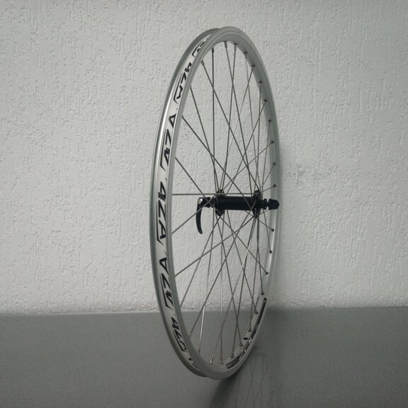 Roue avant / 559X19C / Rigida - Ryde / ZAC Pro / Argent / Shimano / HB-T4000 Alivio / / 100 MM / Frein sur jante / VTT - Tour 