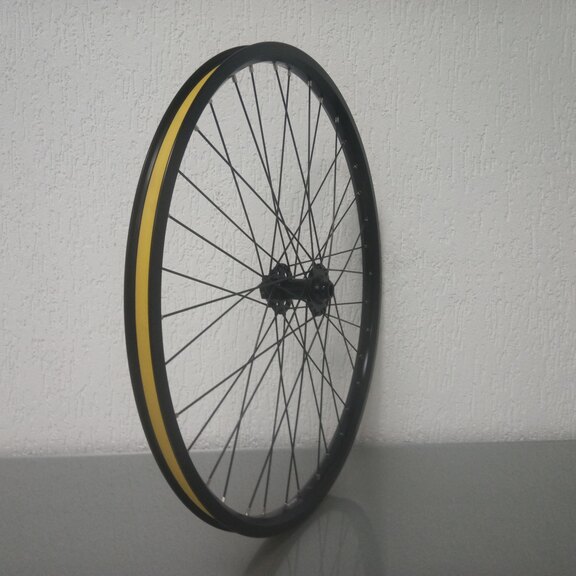 Front wheel / 584X25C / Rigida - Ryde / Andra 40 / Black / BQ / BQ-FH30504 /  / 100 MM / Disc (6 bolts) / E-Bike 