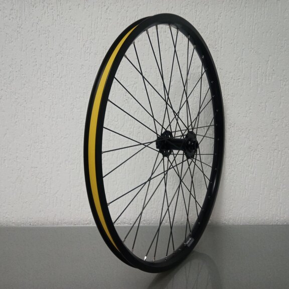 Roue avant / 584X25C / Rigida - Ryde / Andra 40 / Noir / BQ / BQ-FH30503 / / 110 MM / Disque (6 boulons) / E-Bike 