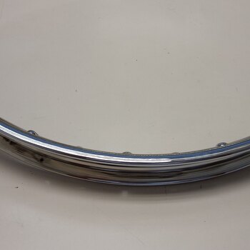 Moped rim / 19 Inch (1.5X19 / 38X484) / 36GTS / Italcerchio / UNI / Chromed /