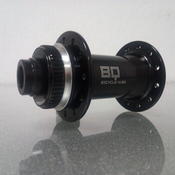 Front hub / 100 MM / Thru axle Ø 12 MM / Disc (Centerlock) / 24GTS / BQ / BQ-FH30501 / Black / Race