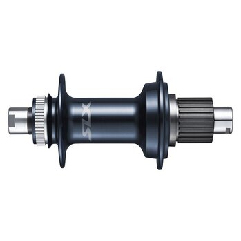 Rear hub / 157 MM / Thru axle Ø 12 MM / Disc (Centerlock) / 32GTS / Shimano / FH-M7130-B SLX / Micro Spline / Blue / MTB - Tour