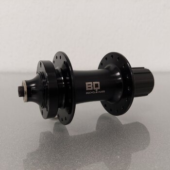 Rear hub / 141 MM / Drop axle / Disc (6 bolts) / 32GTS / BQ / BQ-RH30026 / HG Body 36,85 MM / Black / Trek X-Caliber