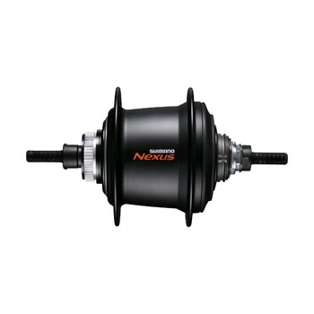 Moyeu arrière / 135 MM / Axe plein 187 MM / Disque (Centerlock) / 36GTS / Shimano / Nexus Inter 7 SG-C3001-7D / 7S / Noir / City