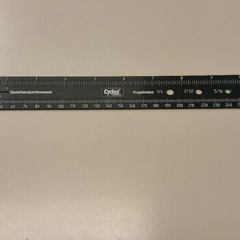 Spoke ruler