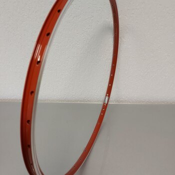 Rim / 622X19C / 36GTS / Double-walled / Single eyelets / Rigida - Ryde / ZAC Pro / Brown / Brake surface