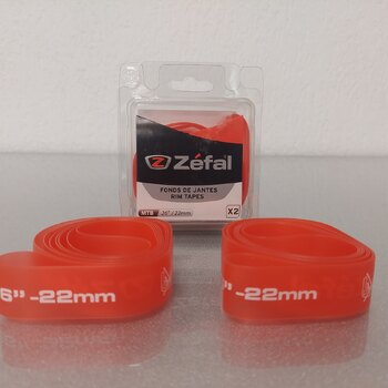 Rim tape / 559-22 MM (26 Inch) / Tube / Zefal / Others / < 120 PSI - 8 Bar / 2 pieces / Red