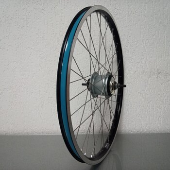 Roue arrière / 559X25C / Rigida - Ryde / Andra 40 / Noir / Shimano / Nexus Inter 8 SG-C6001-8C / 8S / 131 MM / Frein à rétropédalage et frein sur jante / Cargo