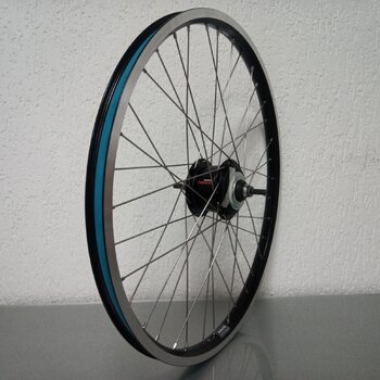 Rear wheel / 559X25C / Rigida - Ryde / Andra 40 / Black / Shimano / Nexus Inter 8 SG-C6001-8R / 8S / 131 MM / Rollerbrake or Rim brake / Cargo