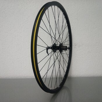 Rear wheel / 622X19C / Rigida - Ryde / Andra 10 / Black / BQ / BQ-RH30007 / HG Body 35 MM / 135 MM / Disc (Centerlock) / E-Bike